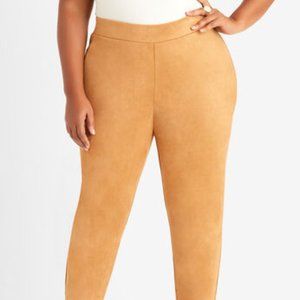 Faux Suede High Waist Legging